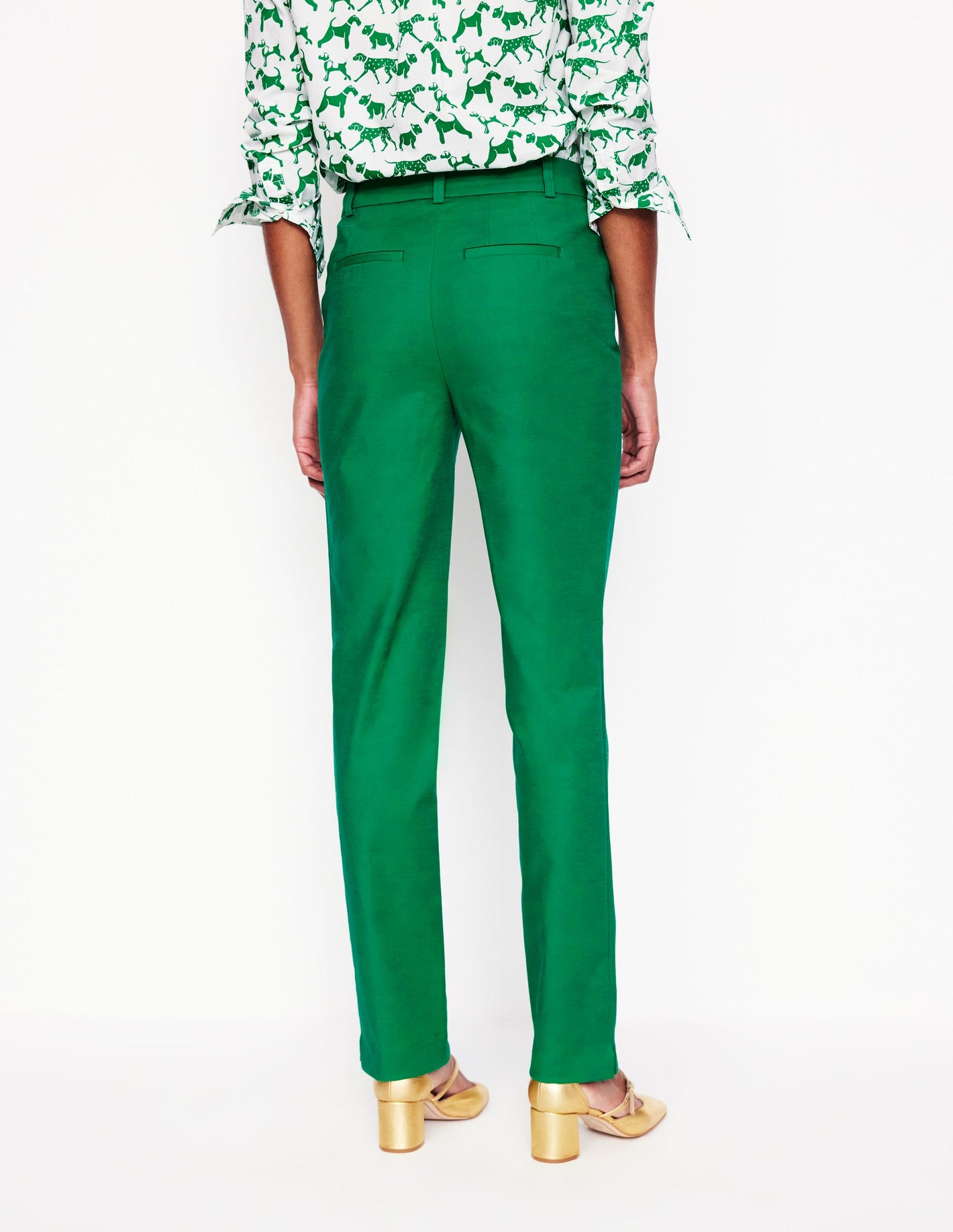 Richmond Trousers-Rich Emerald