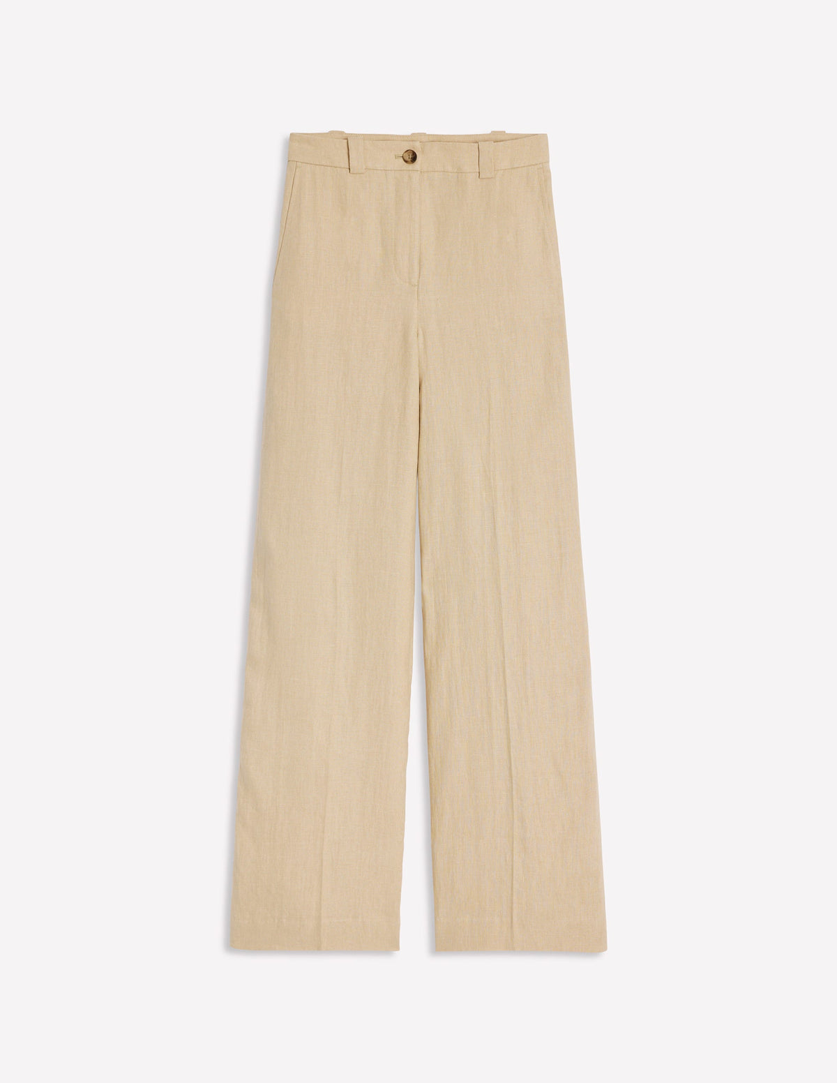 Westbourne Linen Trousers-Oatmeal - Image 6