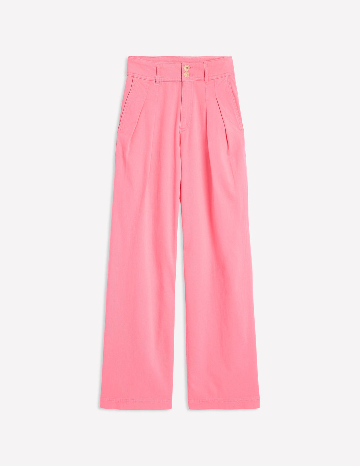 Brompton Wide Leg Trousers-Pink Rose - Image 6
