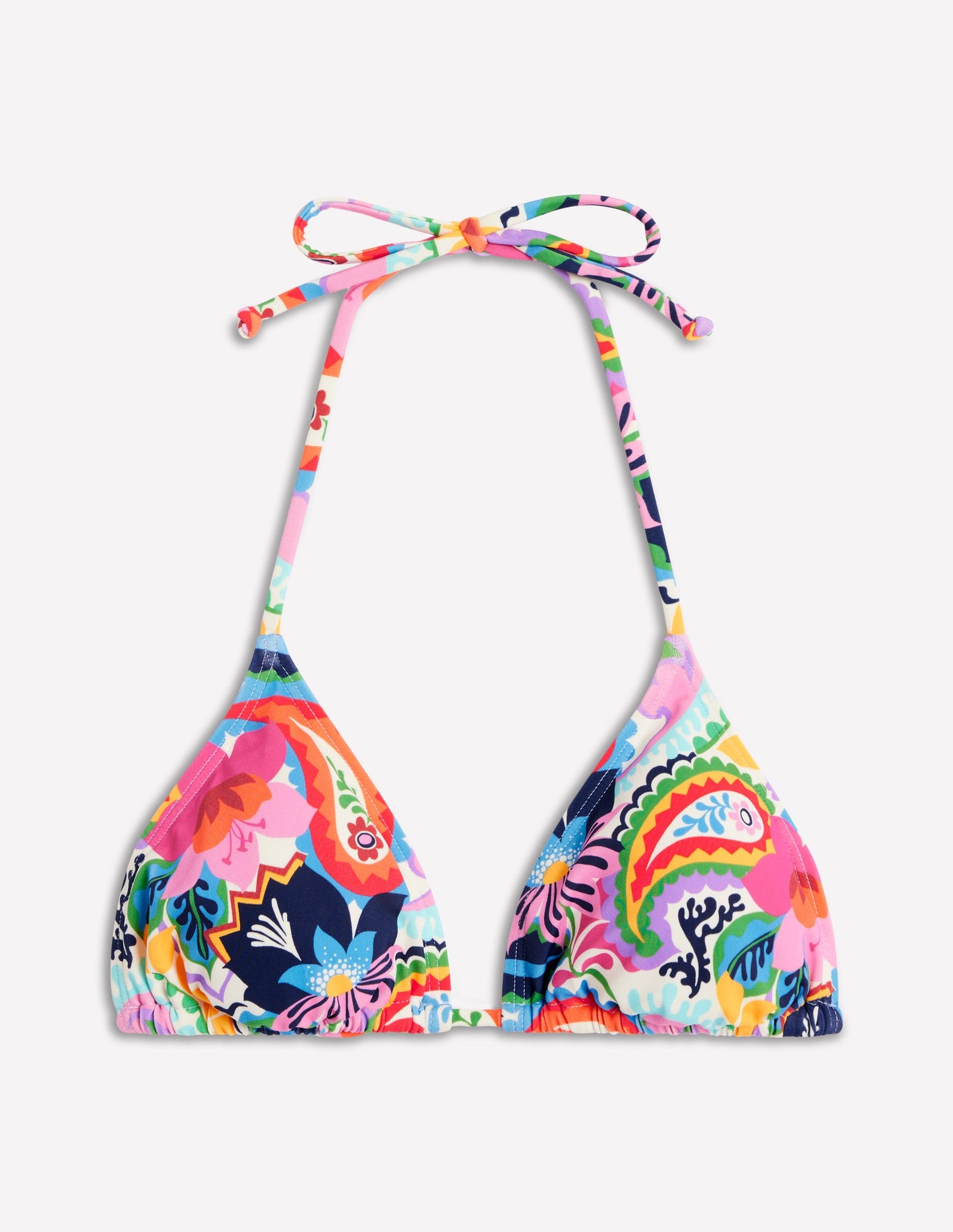 Symi String Bikini Top-Multi, Botanical Paisley