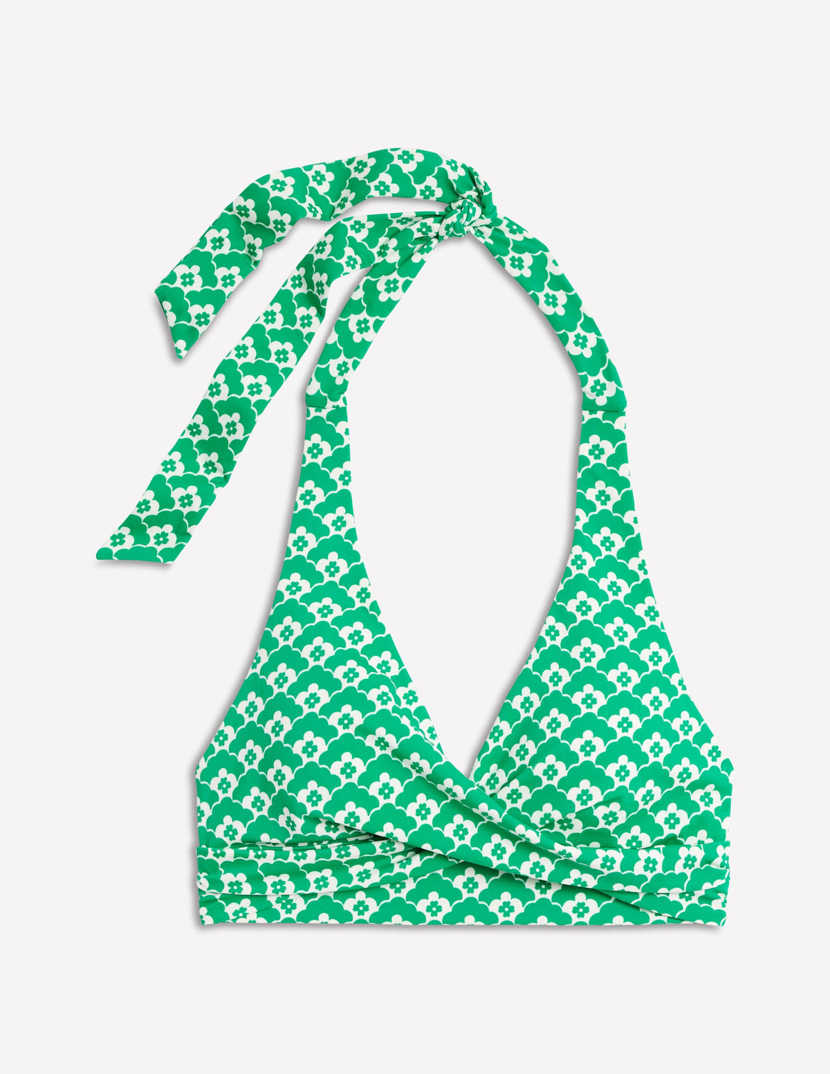 Levanzo Halter Bikini Top-Green Cloud Terrace - Image 5