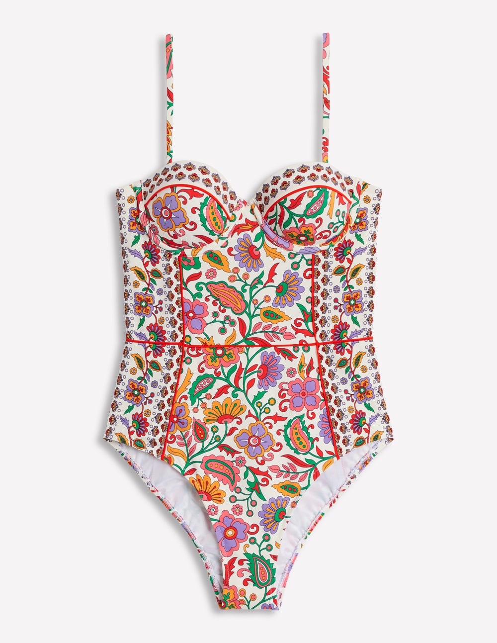 Rhodes Cup Sized Swimsuit-Multi, Oriental Paradise - Image 6