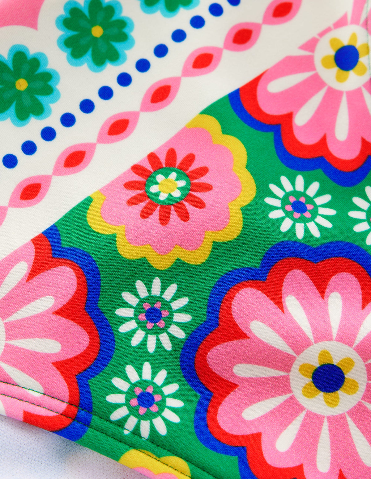 Porto Bikini Bottoms-Multi, Flower Tile - Image 6