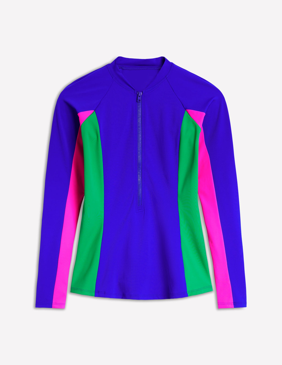 Long Sleeve Rash Guard Top-Colbolt Blue - Image 5