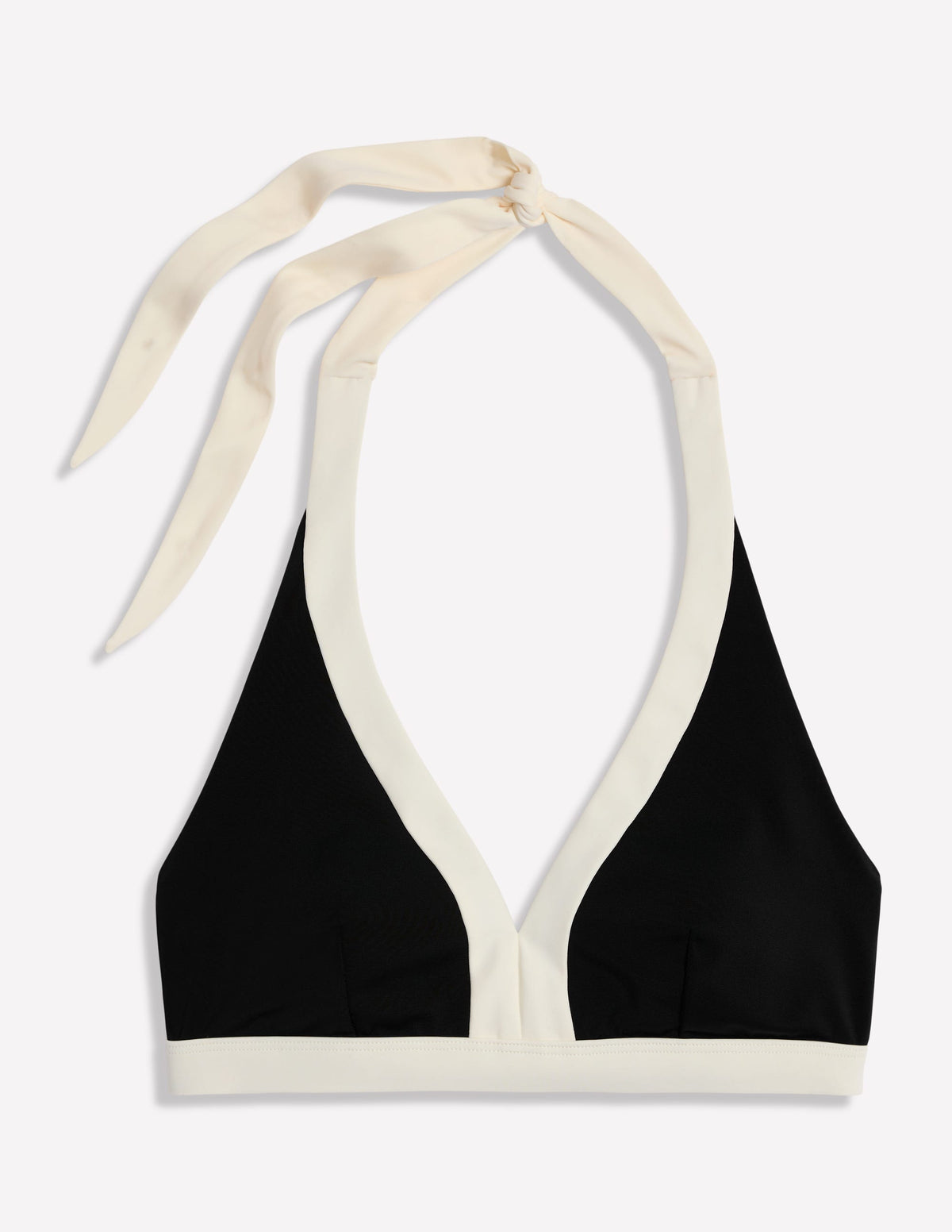 Ios V Panel Bikini Top-Black, Ivory - Image 5