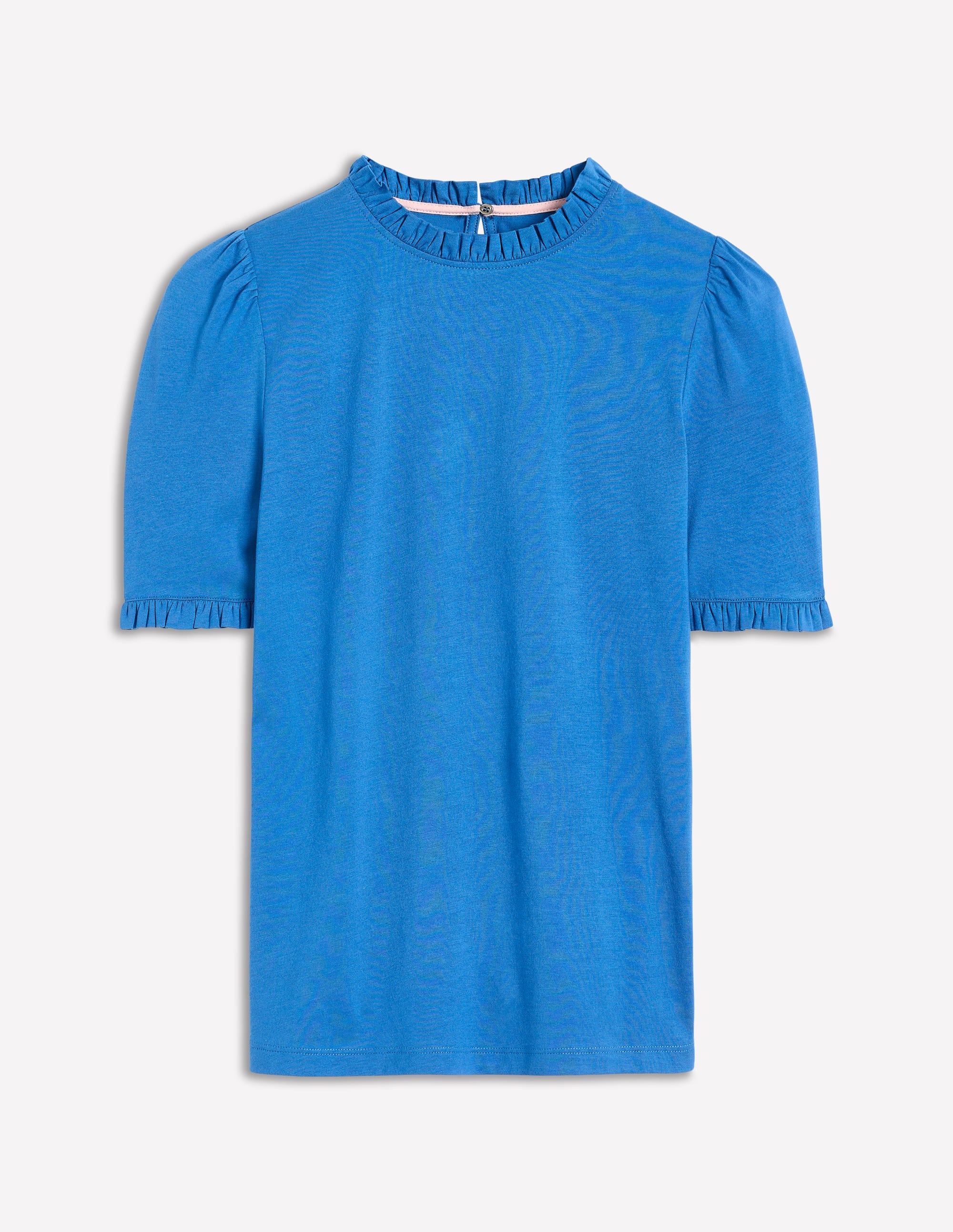 Supersoft Frill Detail T-shirt-Gallery Blue - Image 5