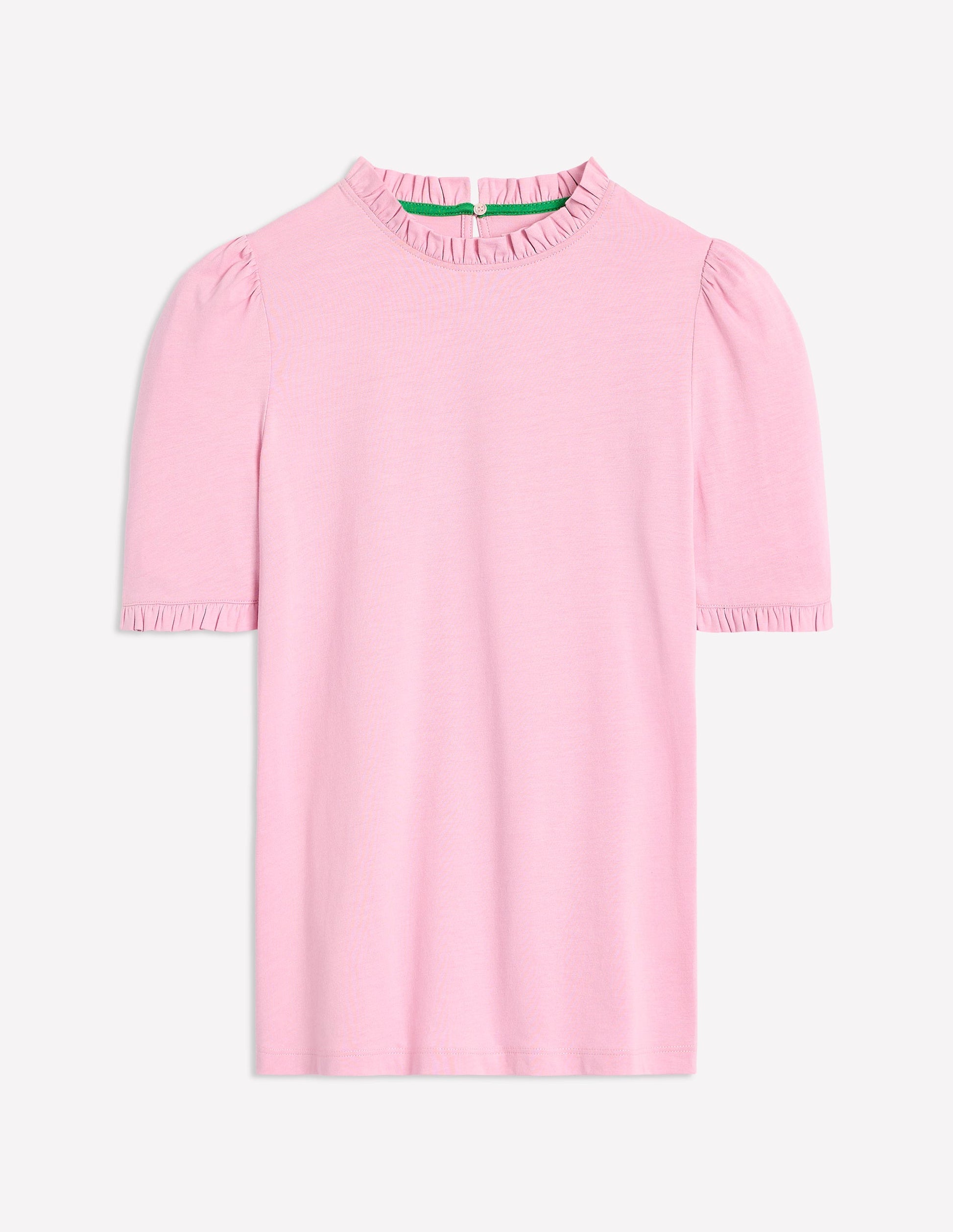 Supersoft Frill Detail T-shirt-Soft Lavender-5