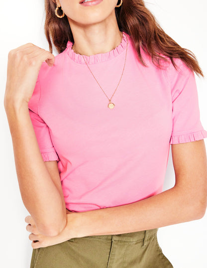 Supersoft Frill Detail T-shirt-Soft Lavender-2