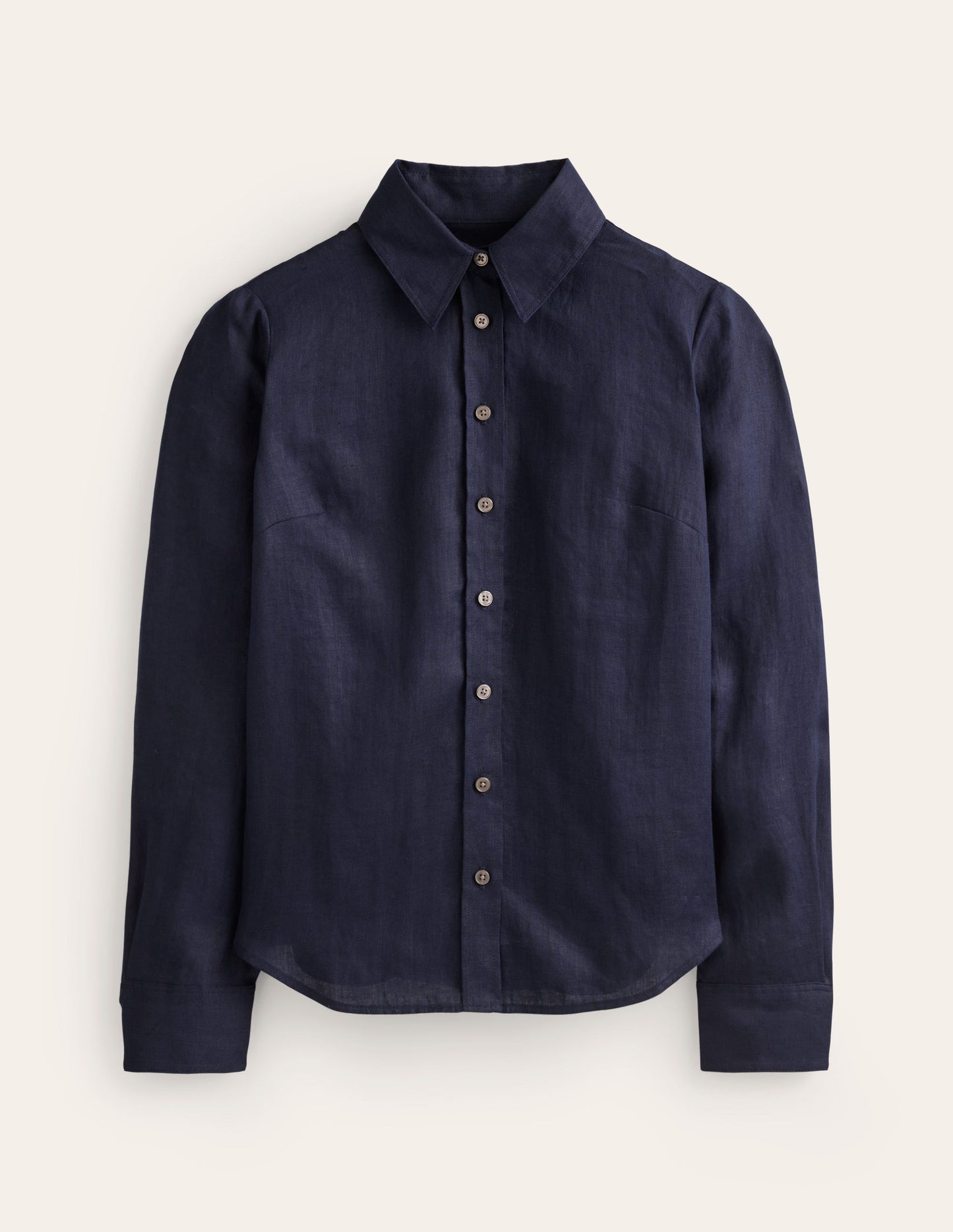 Sienna Linen Shirt -Navy