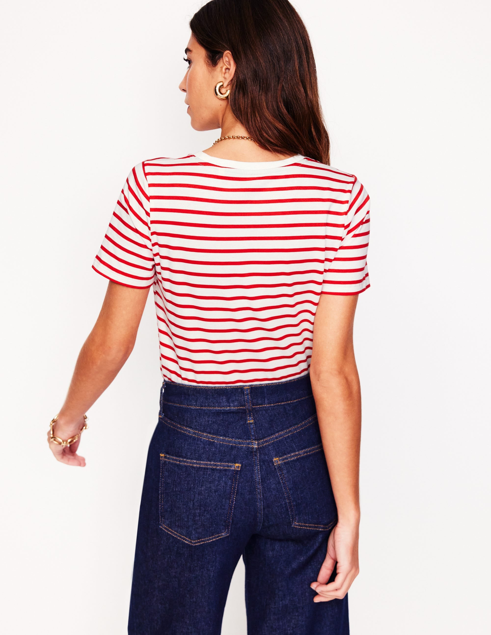 Relaxed Novelty T-Shirt-Ivory, Red Apple - Image 3