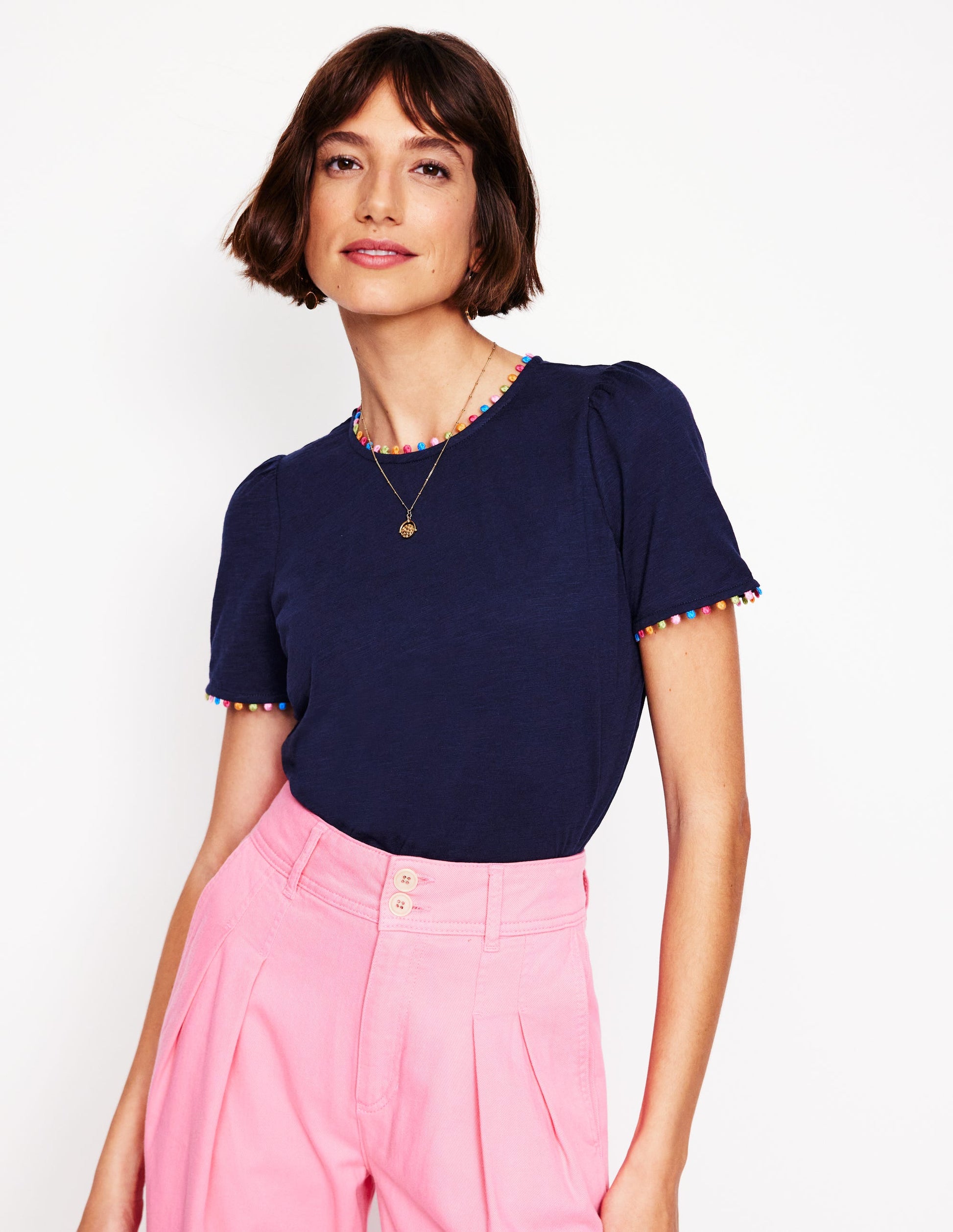 Ali Jersey T-Shirt-Navy, Multi-1