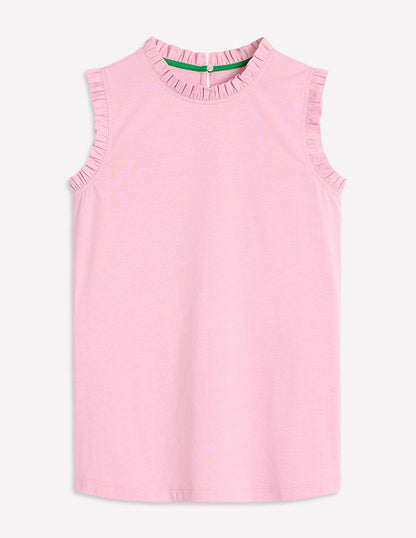 Supersoft Frill Detail Vest-Soft lavender-5
