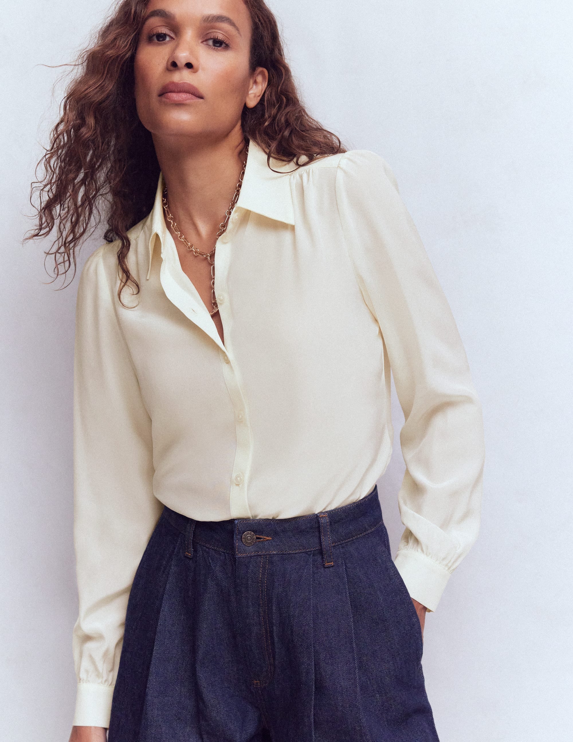 Women's Silk Tops | Boden Global