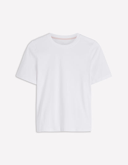 Cotton T-Shirt-White-4