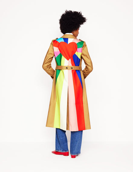 Cheltenham Trench Coat-Multi, Heart Spectrum