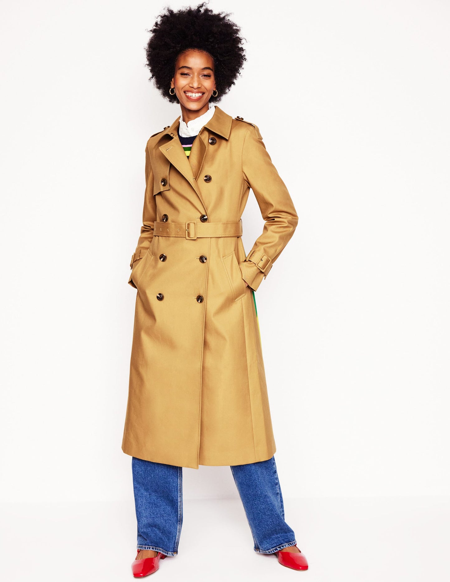 Cheltenham Trench Coat-Multi, Heart Spectrum