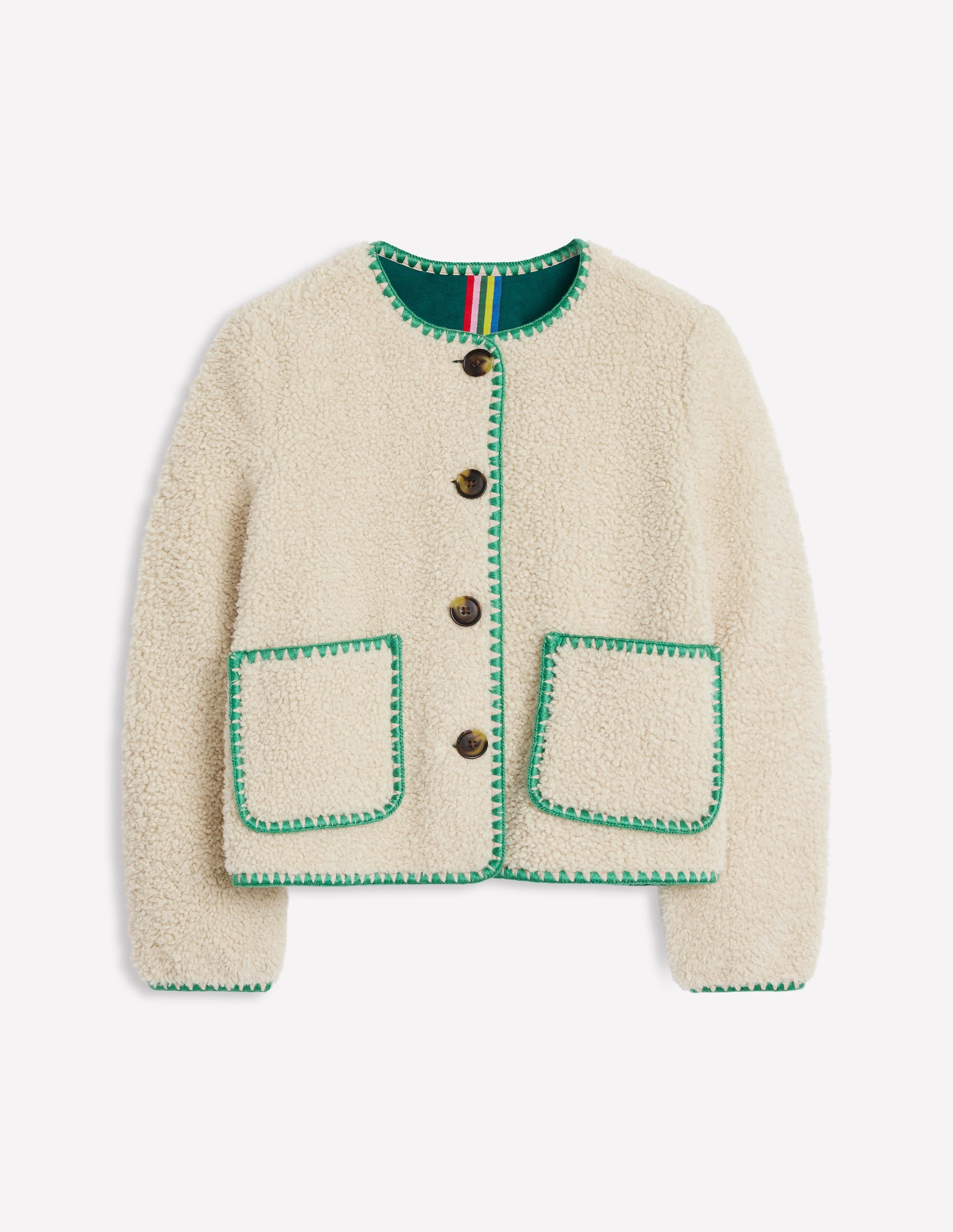 Highbury Casual Jacket-Neutral Borg - Image 7