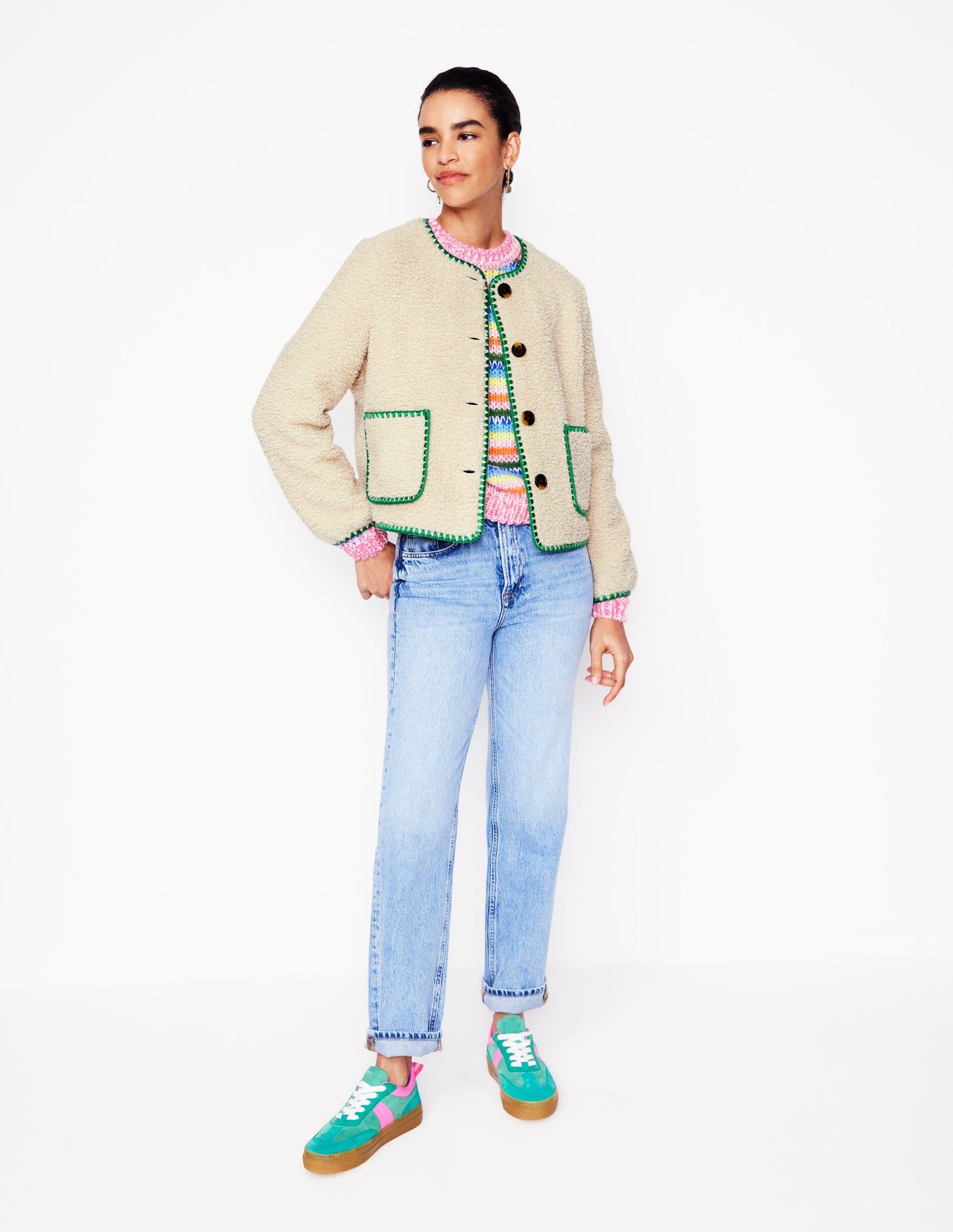 Highbury Casual Jacket-Neutral Borg - Image 5