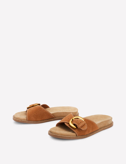 Hardware Mule Sandal-Tan