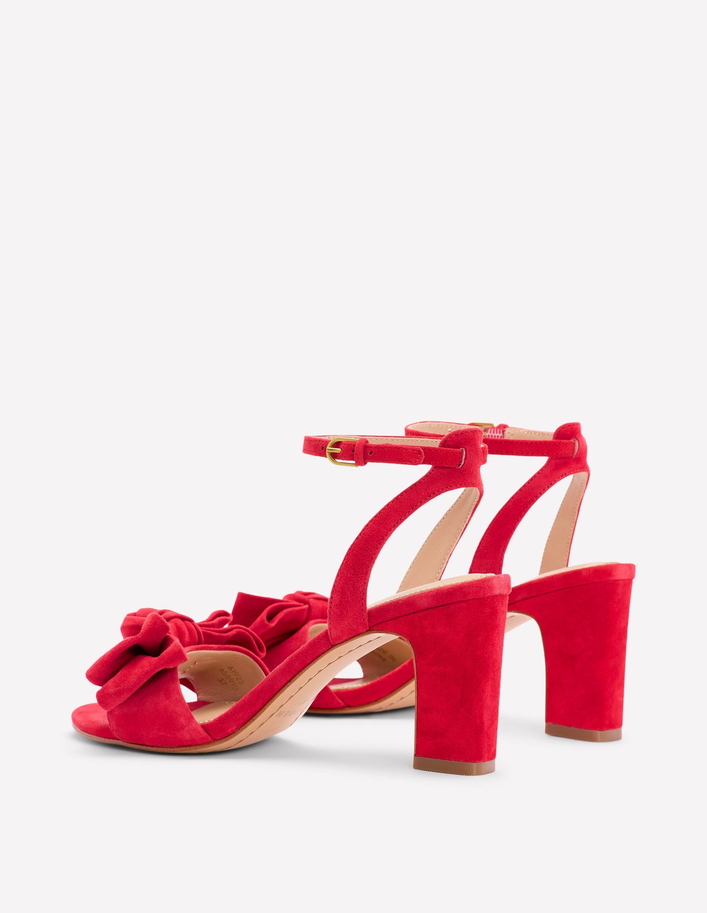 Bow Heeled Sandals-Hibiscus