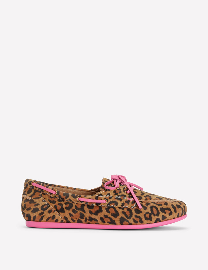 Boat Shoes-Leopard