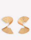 Statement Spiral Earrings-Gold
