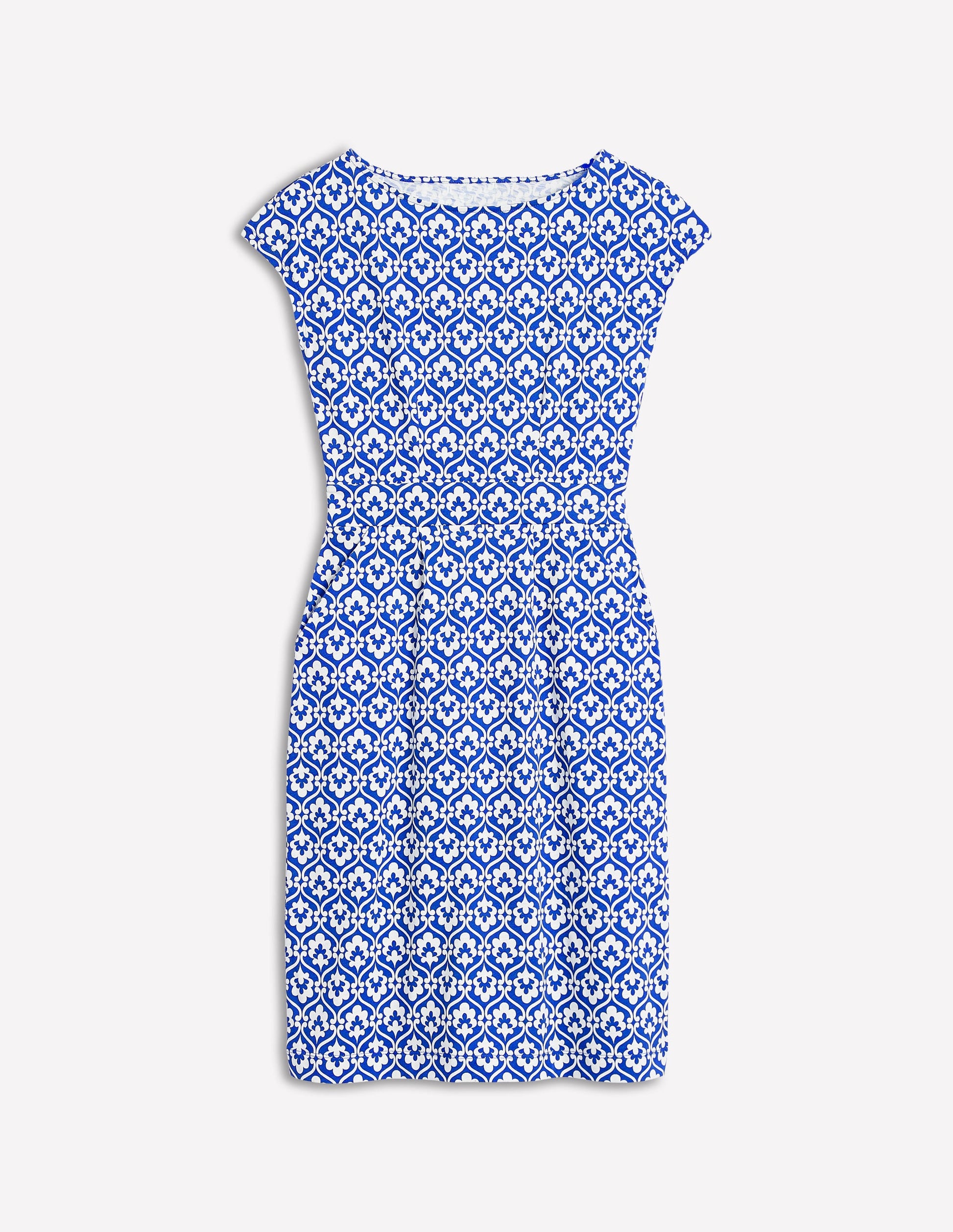 Florrie Jersey Dress-Gallery Blue, Ivy Trellis-7
