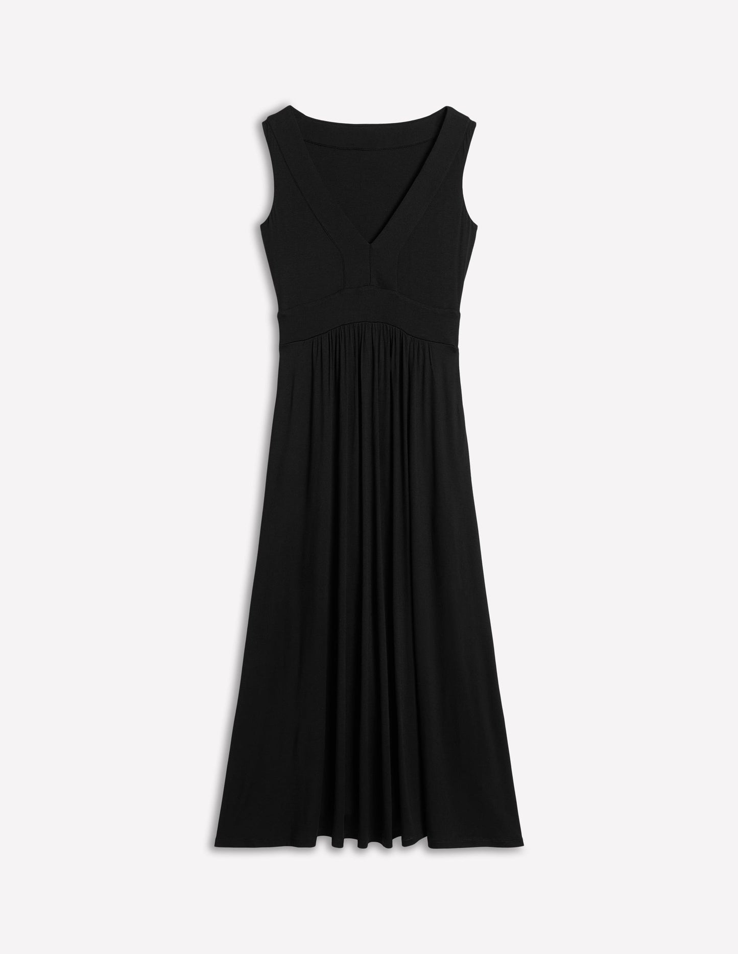 Olympia Jersey Maxi Dress-Black