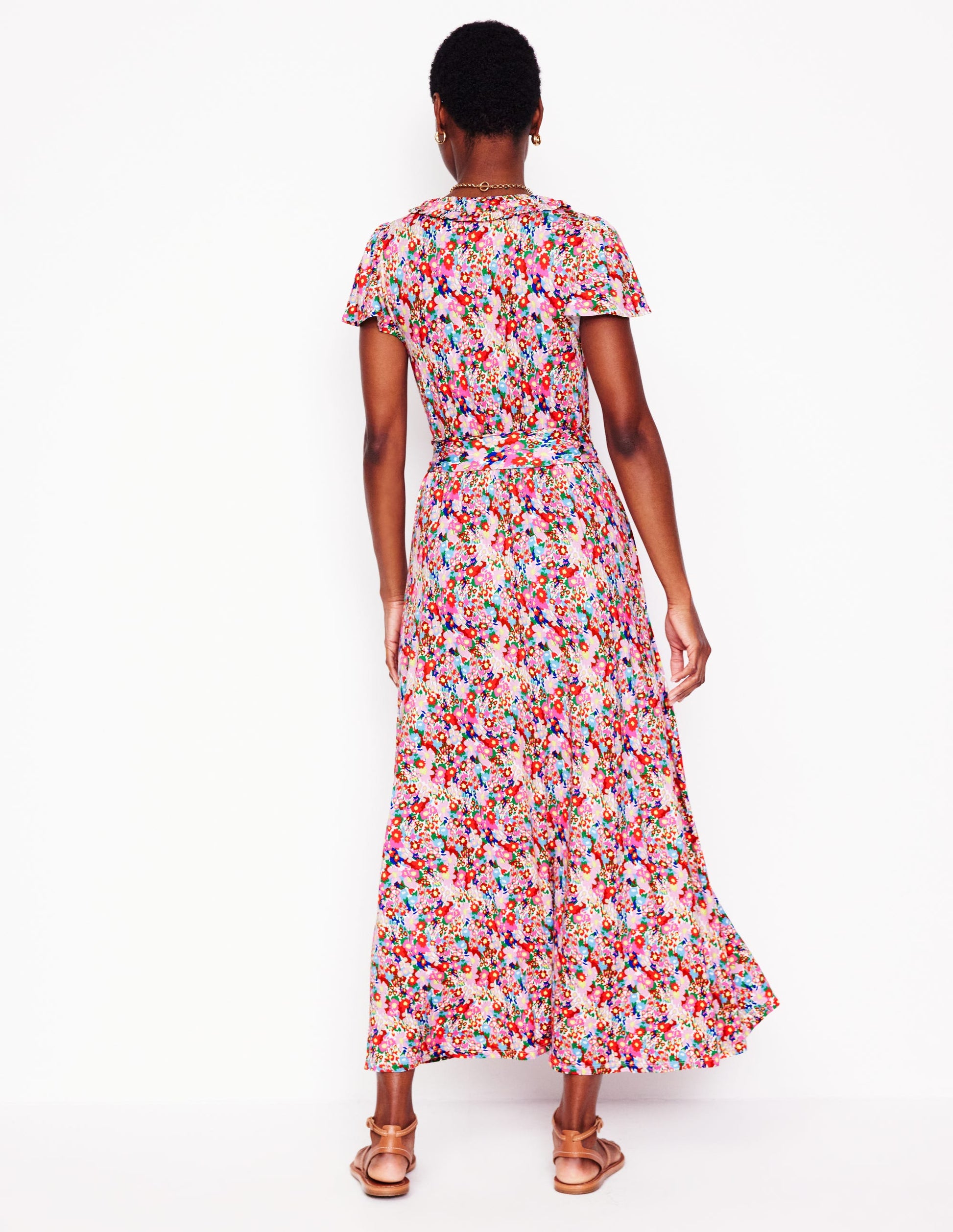 boden nicola jersey tea dress Nicola Jersey Tea Dress-Multi, Scallop Paisley