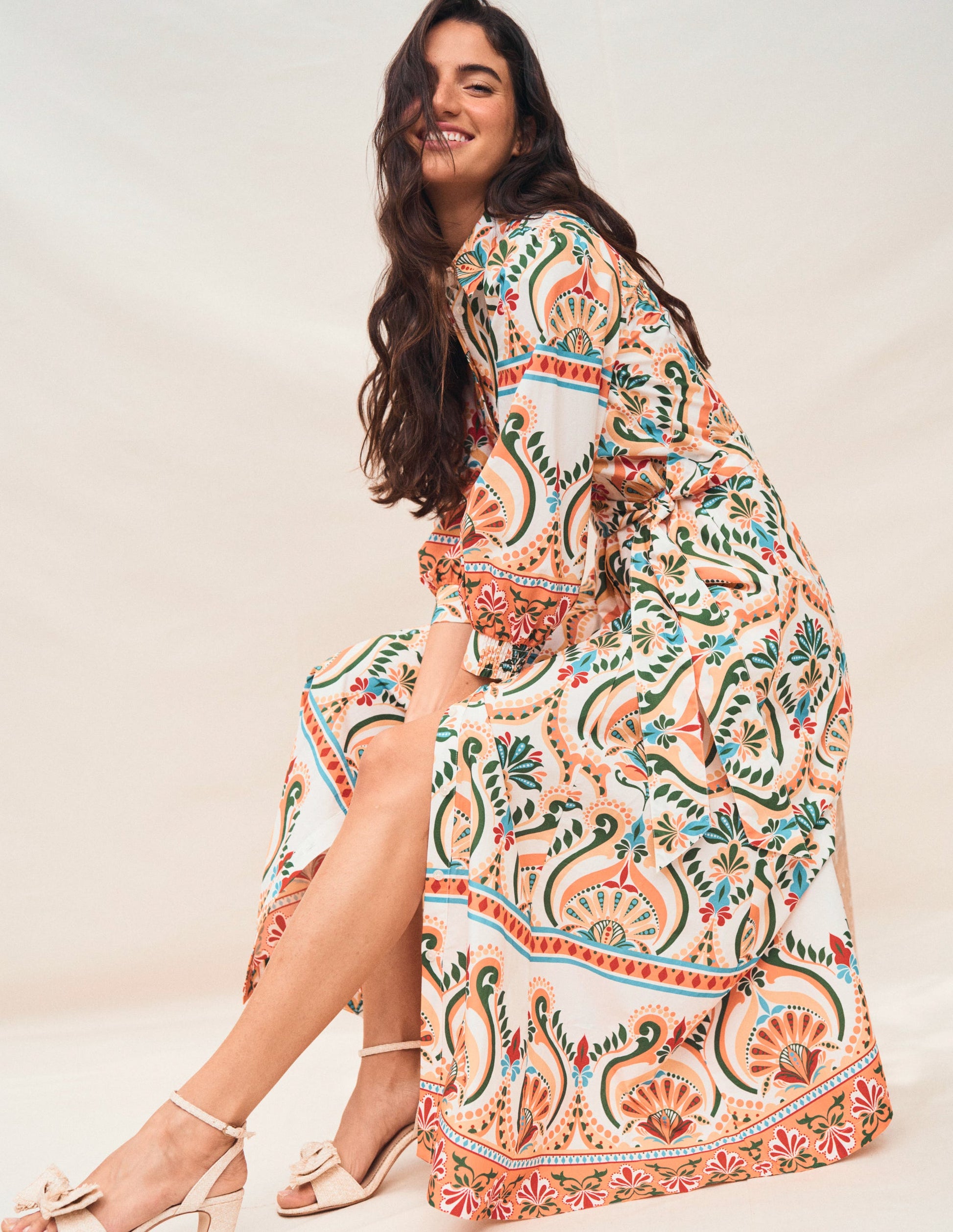 clara jersey dress boden BODEN Clara Stripe Shirt Dress