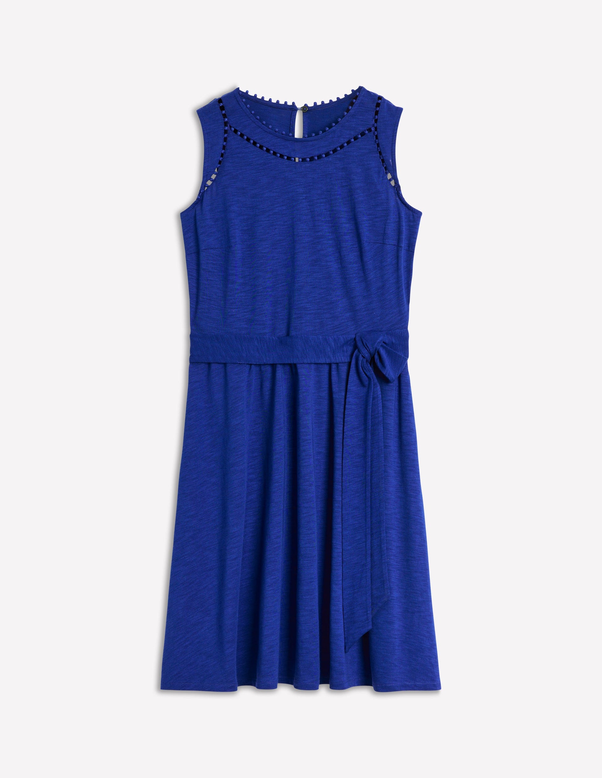 mila trim short jersey dress Mila Trim Short Jersey Dress - Bright Blue