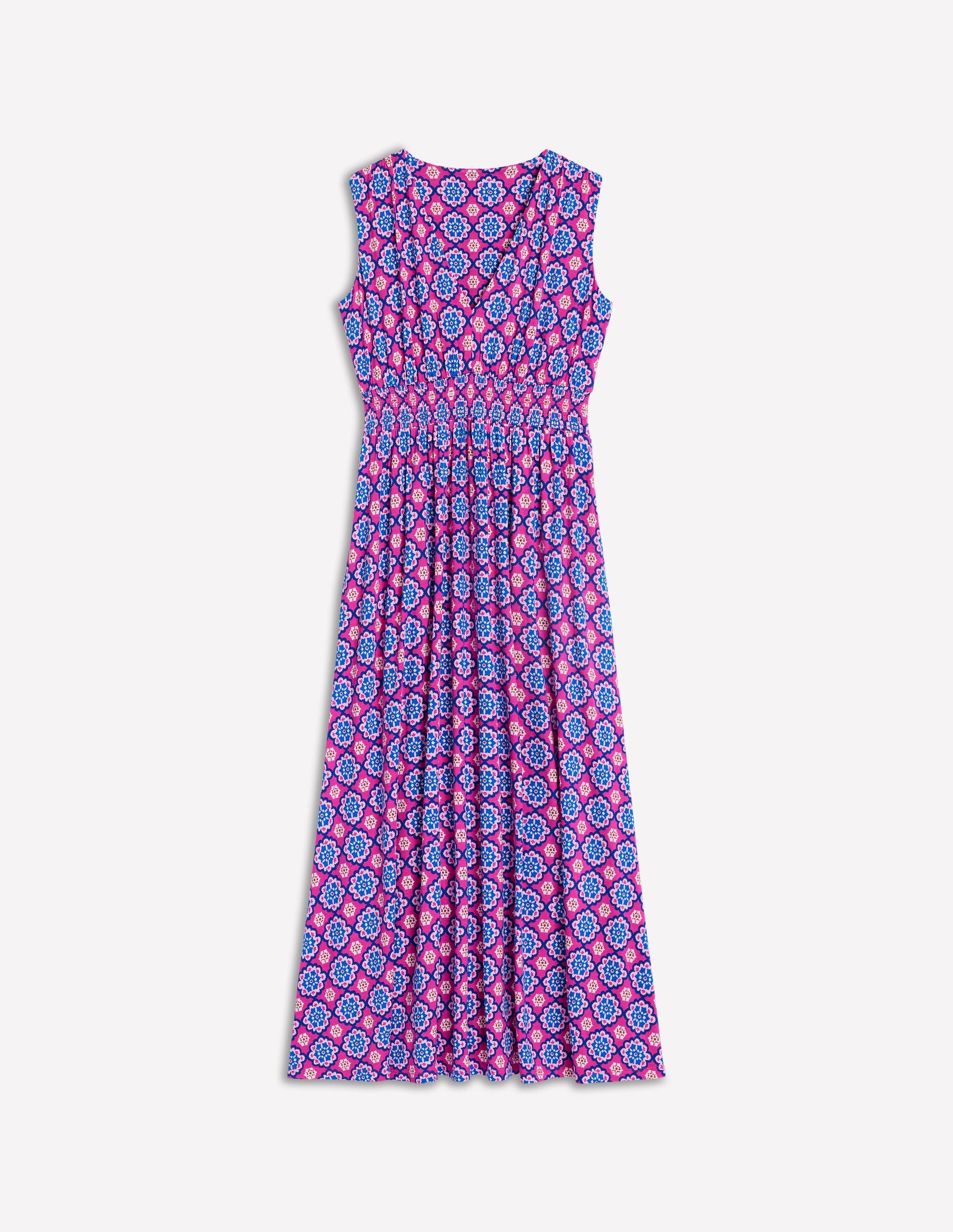 Paloma Jersey Maxi Dress-Cosmos Pink, Bloom Geo-5