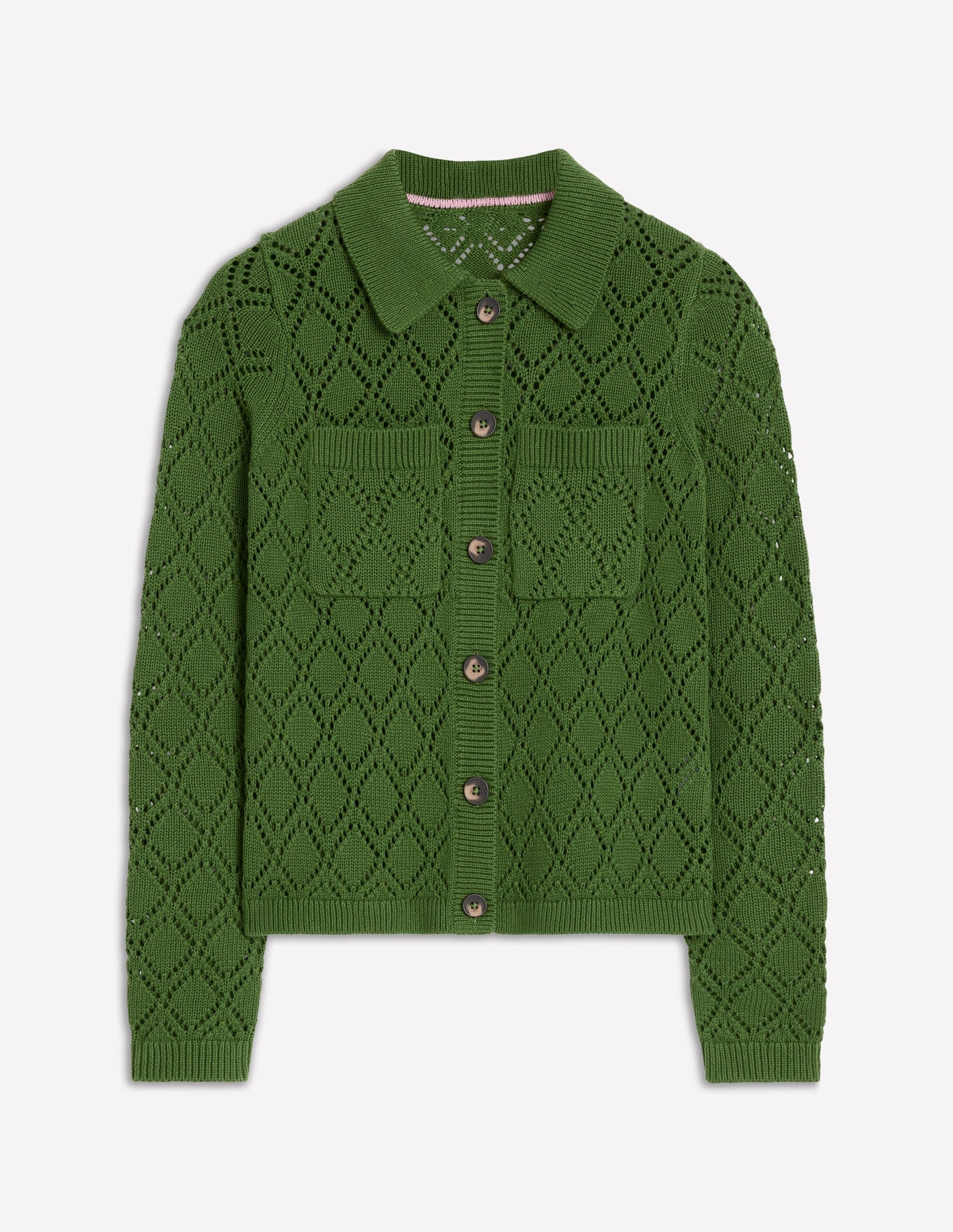 Astrid Knitted Shirt-Promenade Green