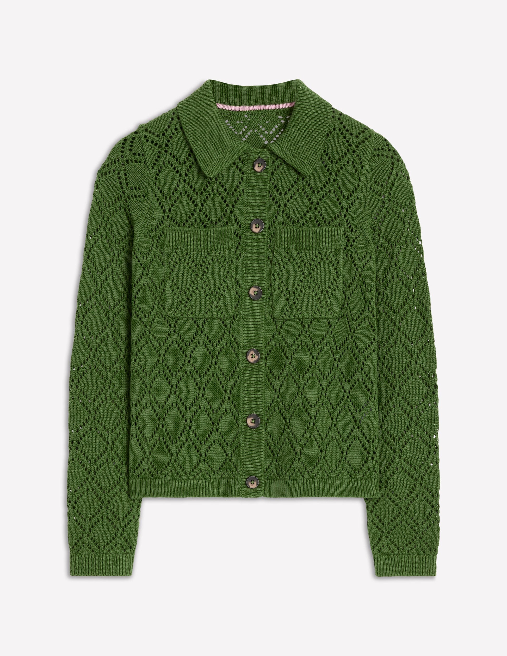 Astrid Knitted Shirt-Promenade Green-5