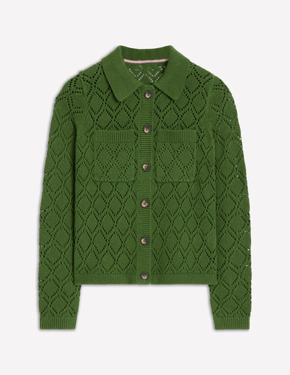 Astrid Knitted Shirt-Promenade Green-5