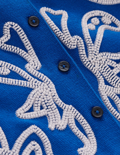 Embellished  Cardigan-Gallery Blue-9