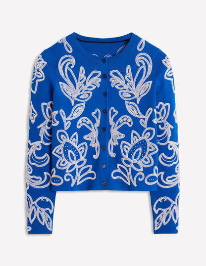 Embellished  Cardigan-Gallery Blue-8