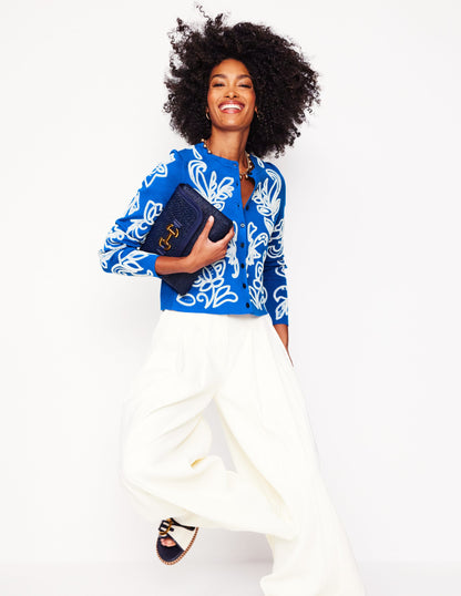 Embellished  Cardigan-Gallery Blue-2