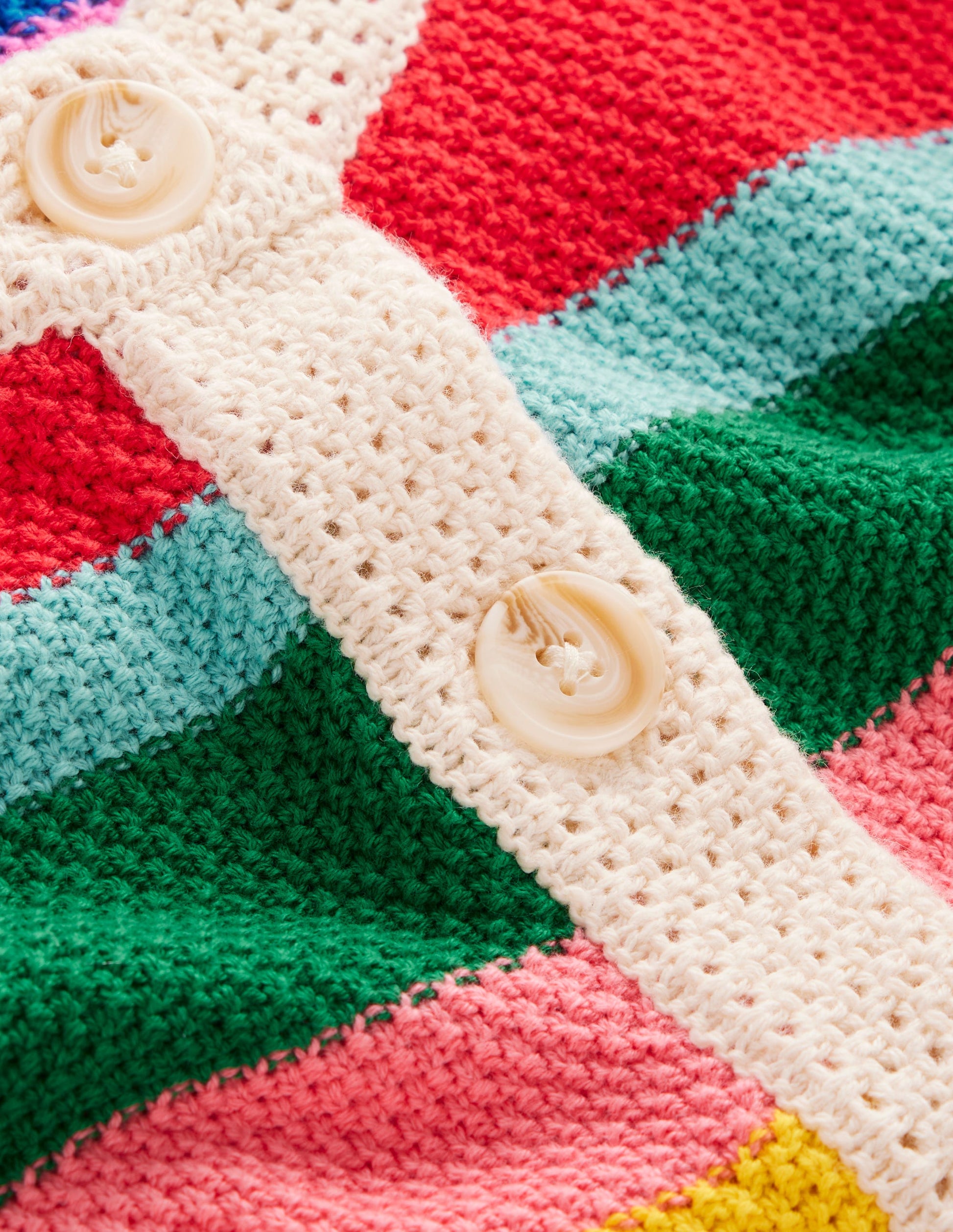 Callie Crochet Trim Cardigan-Bright Rainbow Stripe Large-9