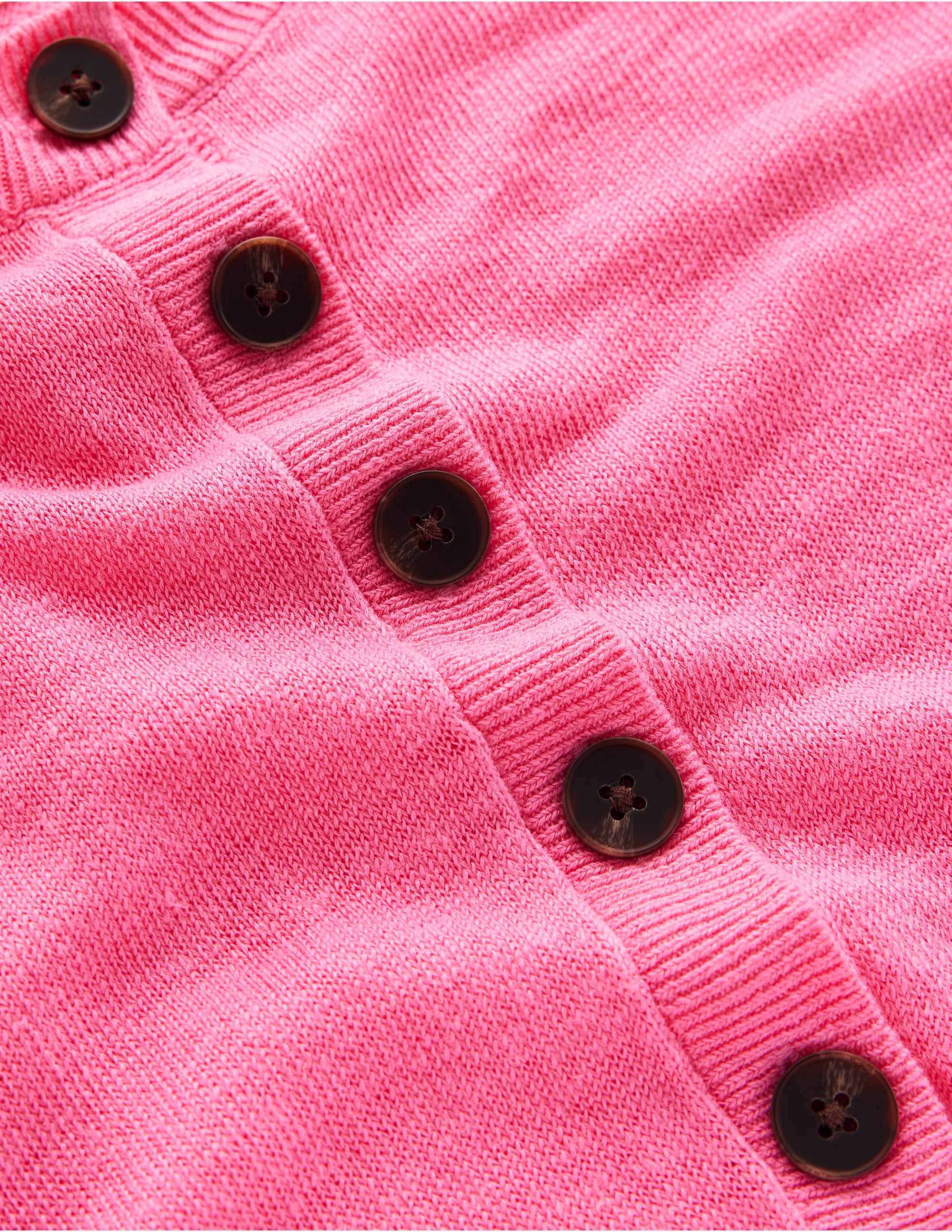 Liv Henley Linen Jumper-Pink Rose - Image 10