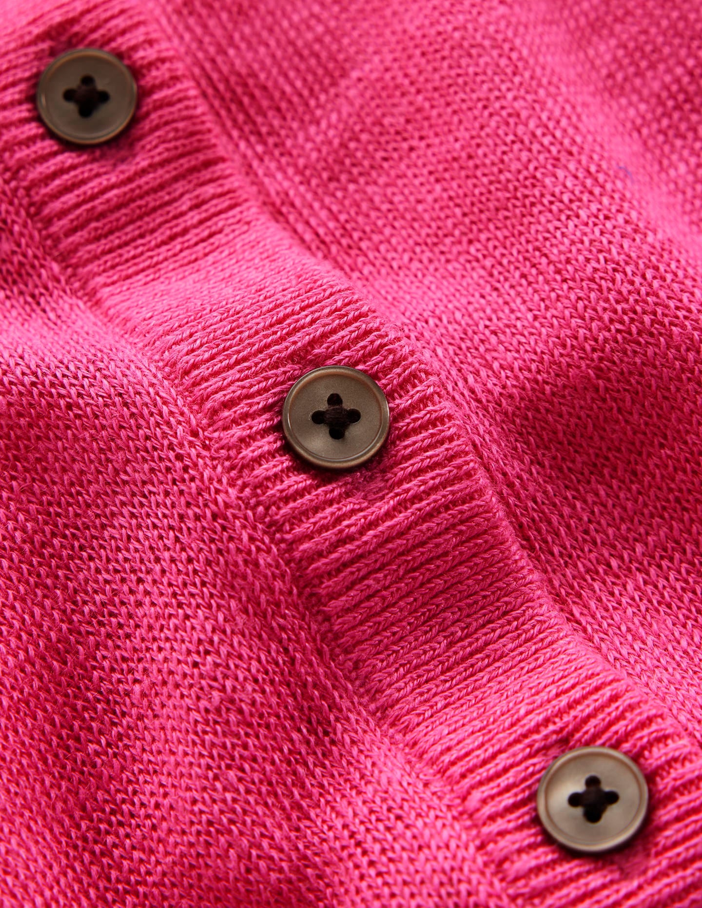 Josie Cropped Linen Cardigan-Sorbet Pink-6