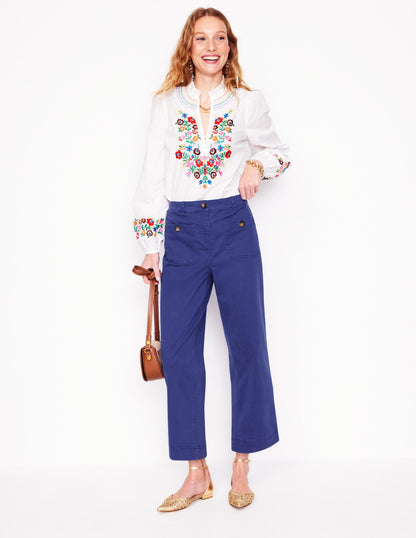 Patch Pocket Crop Chino-Starboard Blue-1