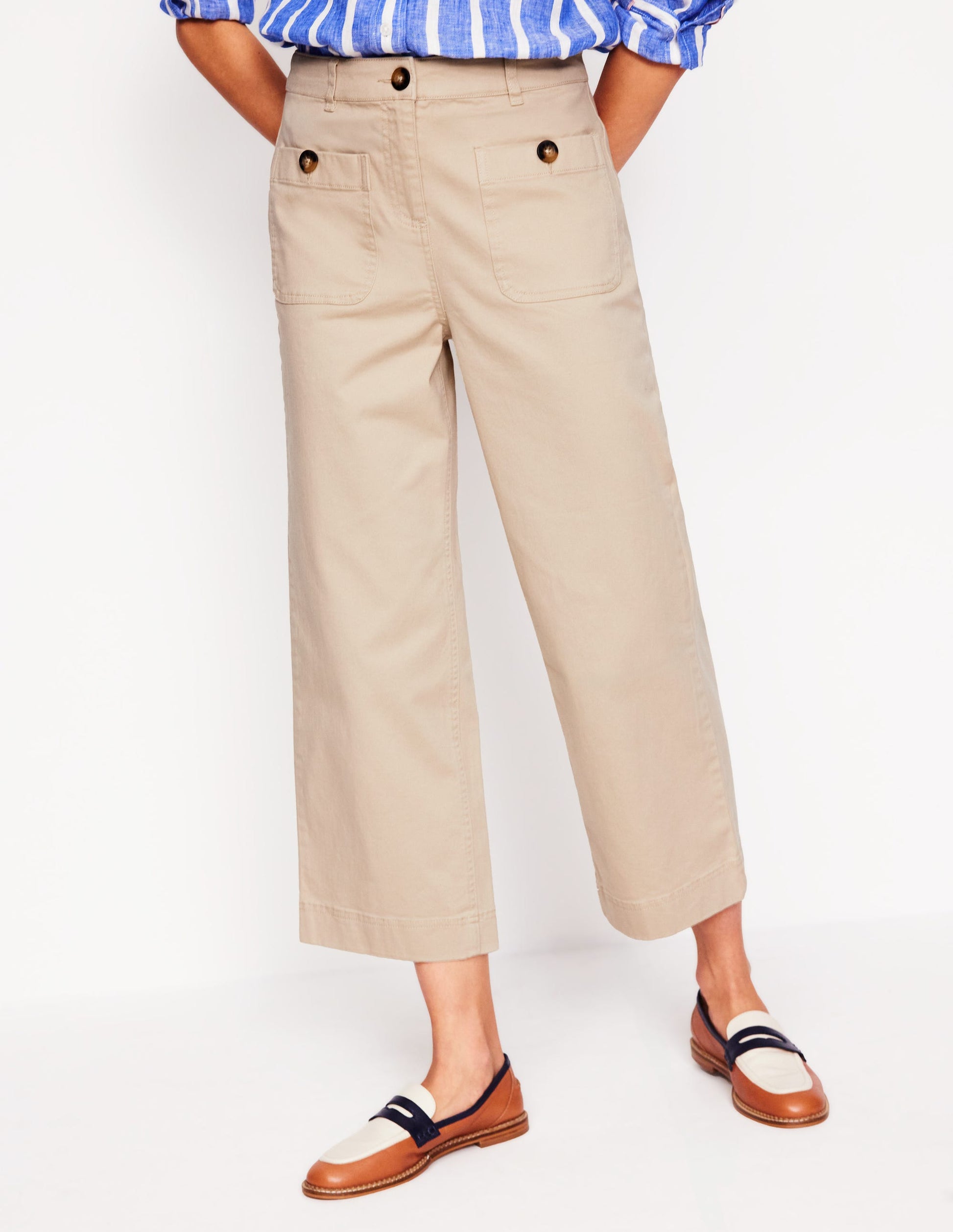 Patch Pocket Crop Chino-Oatmeal-4