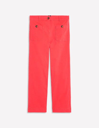 Patch Pocket Crop Chino-Jam Red-5
