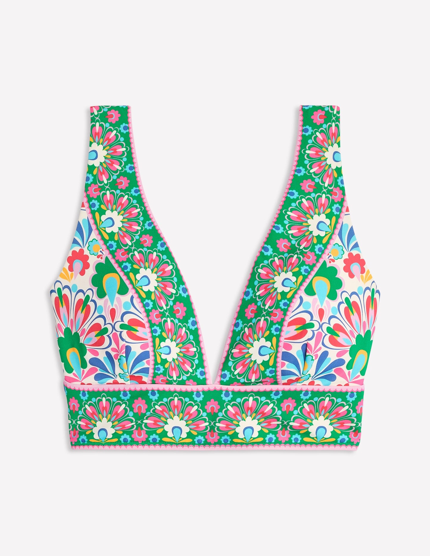 Porto Bikini Top-Multi, Decorative Dandelion