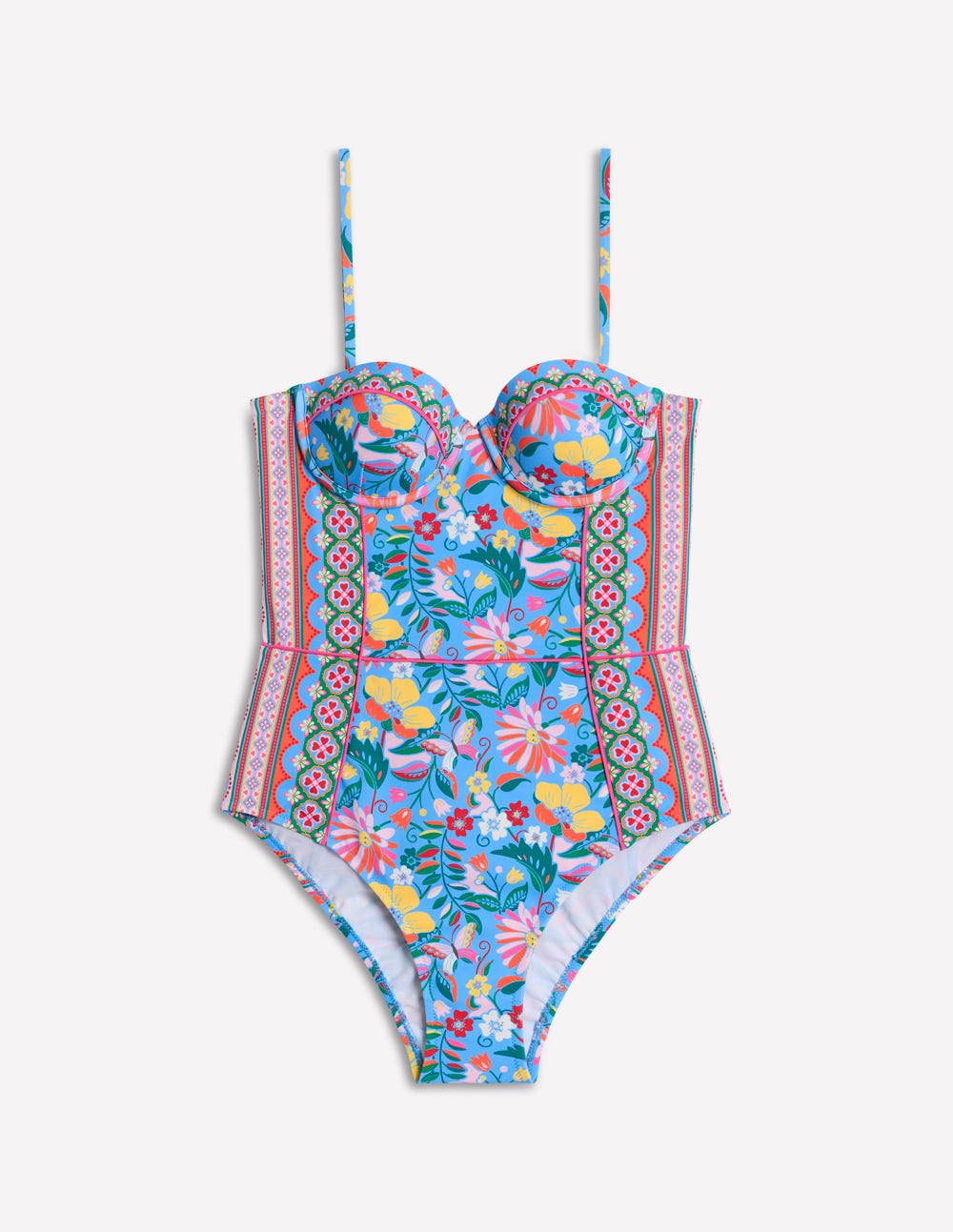 Rhodes Cup Sized Swimsuit-Mazarine Blue, Tigers Paradise - Image 10