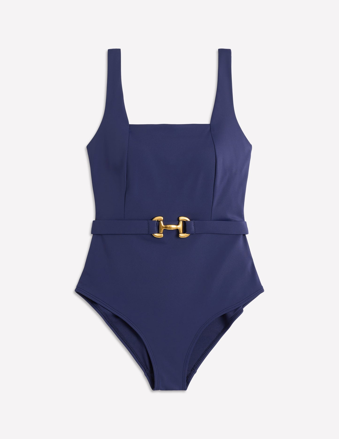 Lefkada Square Neck Swimsuit-French Navy Snaffle