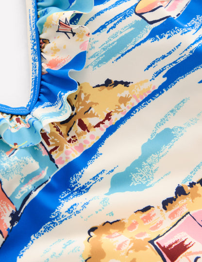 Evia Ruffle Swimsuit-Multi, Paradise Bay-9