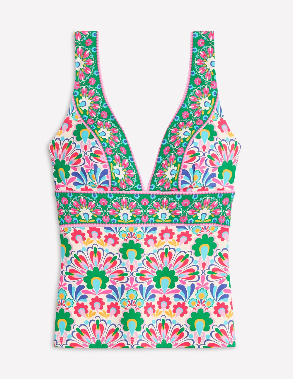 Porto Tankini Top-Multi, Decorative Dandelion