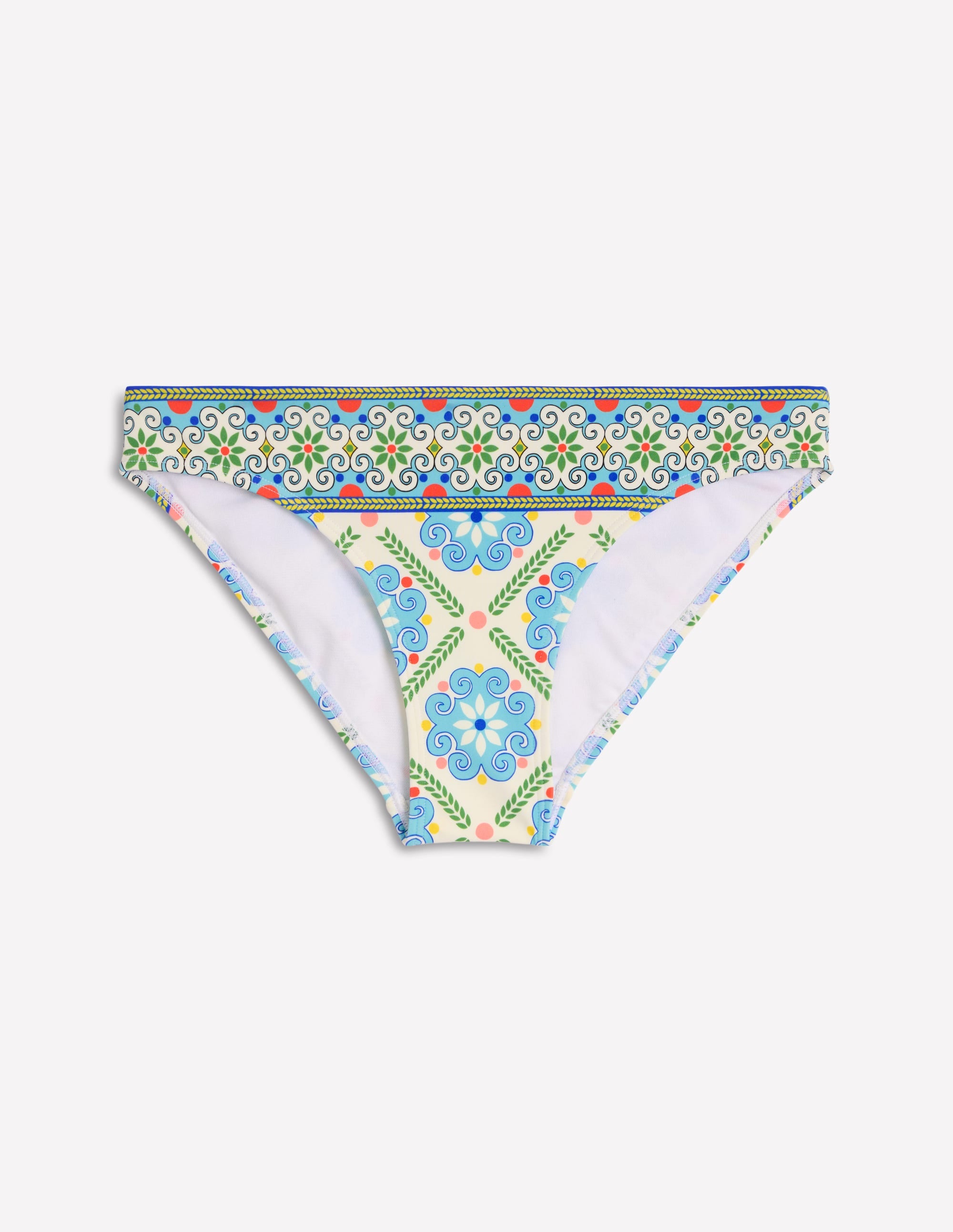 Porto Bikini Bottoms-Multi, Citrus Vine Tile - Image 8